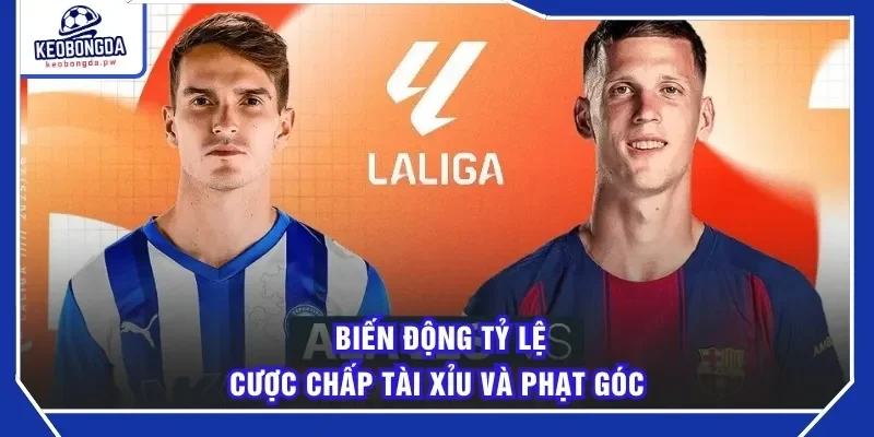 Biến động tỷ lệ cược chấp tài xỉu và phạt góc