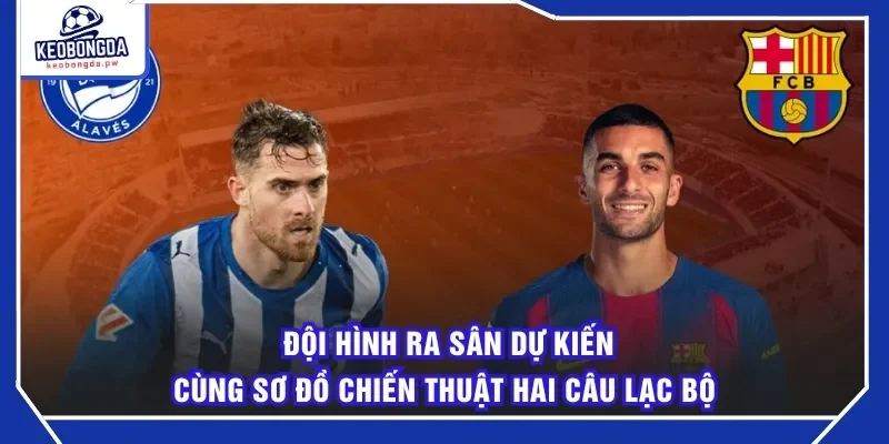 Đội hình ra sân dự kiến cùng sơ đồ chiến thuật hai câu lạc bộ